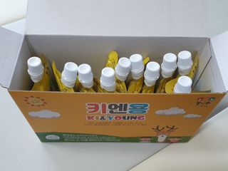 [몸엔용] 어린이, 초등학생의 영양간식 달콤 국산녹용 키엔용  80ml x 10포 — 5점을 준 리뷰어가 2021년 7월 올린 사용 사진