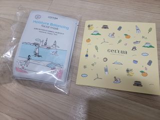 세뚜아(Cettua) [세뚜아] 모이스처 밸런싱 페이셜 마스크 Cettua Moisture Balancing Facial Mask 5매 — 5점을 준 리뷰어가 2024년 4월 올린 사용 사진