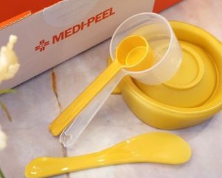 메디필 레드 락토 콜라겐 모델링 팩 — 5점을 준 리뷰어가 2021년 3월 올린 사용 사진