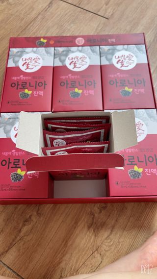 서울약사신협_내몸애생발란스아로니아_70ml x 30포 — 5점을 준 리뷰어가 2021년 6월 올린 사용 사진
