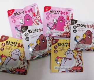 스낵스 와그작후루룩 3종_카카오2봉+아몬드2봉+딸기2봉 (총 6봉) — 5점을 준 리뷰어가 2024년 2월 올린 사용 사진