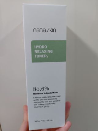 나나스킨 하이드로릴렉싱토너 — 5점을 준 리뷰어가 2021년 6월 올린 사용 사진