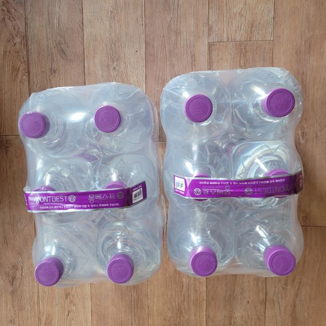[몽베스트] 생수 2L_6입_2Pack(유라벨) 리뷰 사진