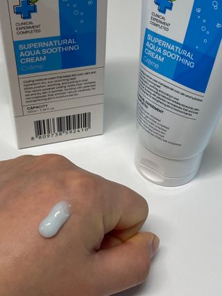 랑벨 수퍼내츄럴 아쿠아 수딩 크림 100ml — 5점을 준 리뷰어가 2023년 2월 올린 사용 사진
