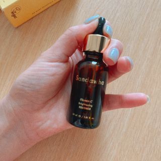 스킨큐어 산다화 비타민c 화이트닝 에센스 30ml — 5점을 준 리뷰어가 2023년 7월 올린 사용 사진