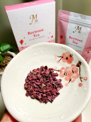 마시다 매혹적인 붉은 빛이 입안 가득히, 비트루트차 — 5점을 준 리뷰어가 2021년 3월 올린 사용 사진