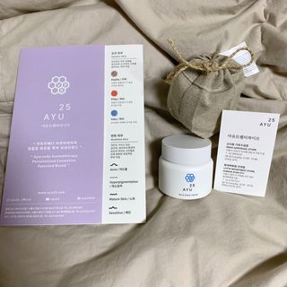 AYU25[아유트웬티파이브]다마스크로즈워터 베이스 천연 수분 촉촉 크림 — 3.5점을 준 리뷰어가 2021년 4월 올린 사용 사진