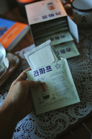 라까프 베트남 핀 커피 드립백 7개입 — 5점을 준 리뷰어가 2022년 9월 올린 사용 사진