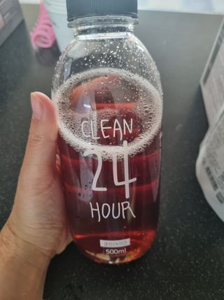 클린24시간 1BOX(5포) + 전용보틀(500ml) — 5점을 준 리뷰어가 2022년 10월 올린 사용 사진