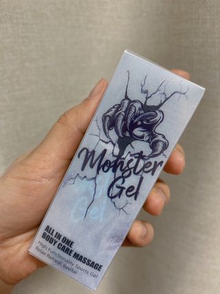 [바록스] 류현진 올인원 바디릴렉싱 몬스터겔 50ml — 3점을 준 리뷰어가 2021년 4월 올린 사용 사진