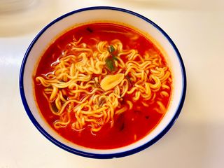 [풀무원] 자연은맛있다 정면, 백면, 홍면  세트 — 4점을 준 리뷰어가 2021년 4월 올린 사용 사진