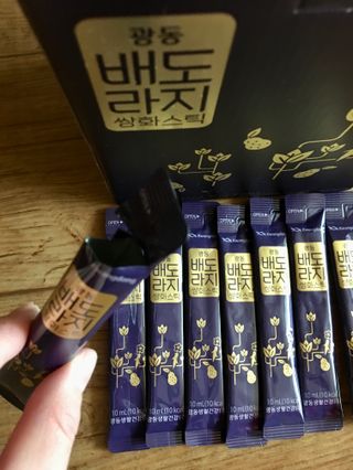 광동생활건강 나우 [광동] 배도라지 쌍화스틱 10mL x 100포 — 5점을 준 리뷰어가 2023년 2월 올린 사용 사진