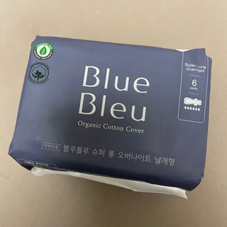 블루블루 유기농 순면 커버 생리대 — 4점을 준 리뷰어가 2021년 1월 올린 사용 사진