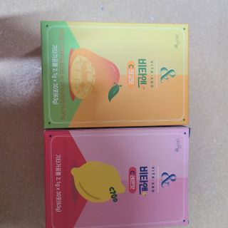 비타앤C 레몬맛, 망고맛 — 5점을 준 리뷰어가 2021년 4월 올린 사용 사진
