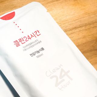 클린24시간 1BOX(5포) + 전용보틀(500ml) — 5점을 준 리뷰어가 2022년 9월 올린 사용 사진