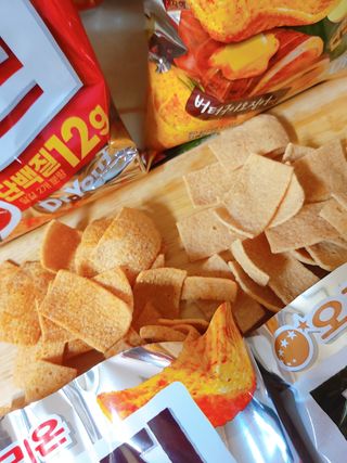 맛있게 채우는 단백질 12g, 닥터유 단백질칩 — 5점을 준 리뷰어가 2023년 12월 올린 사용 사진