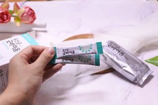 프리마인 유산균 국가지정연구소 선정, 살아있는 생유산균 200억 마리의 힘. 유산균n굿바이옴플러스 — 5점을 준 리뷰어가 2021년 10월 올린 사용 사진