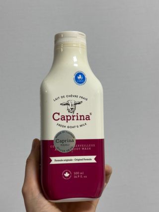 카프리나 프레쉬 산양밀크 어메이징 바디워시 500ml(오리지널향) — 5점을 준 리뷰어가 2023년 4월 올린 사용 사진