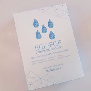 Dr.느루벗 느루벗 EGF FGF 스킨 리커버리 마스크 10장 — 4.5점을 준 리뷰어가 2021년 4월 올린 사용 사진