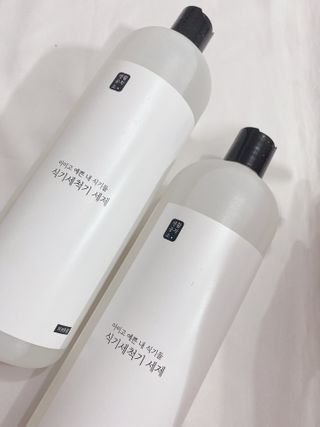 [생활공작소] 식기세척기용 액체세제  X 2개입 — 5점을 준 리뷰어가 2021년 2월 올린 사용 사진