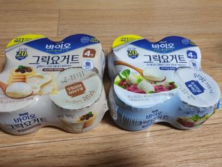 매일바이오 그릭요거트 오리지널 플레인 4개, 로스터리 커피믹스 4개 — 4점을 준 리뷰어가 2021년 12월 올린 사용 사진
