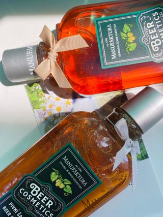 체코 비건화장품 마뉴팍투라 향좋은 천연 맥주샴푸 맥주샤워젤 — 5점을 준 리뷰어가 2022년 5월 올린 사용 사진