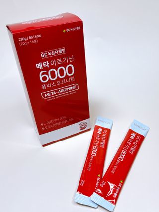 메타아르기닌 GC녹십자웰빙 메타 아르기닌 6000 플러스 오르니틴 — 5점을 준 리뷰어가 2022년 6월 올린 사용 사진