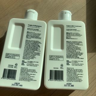 트리플에스 탈모 샴푸 275ml + 실크 트리트먼트 275ml — 4점을 준 리뷰어가 2021년 1월 올린 사용 사진