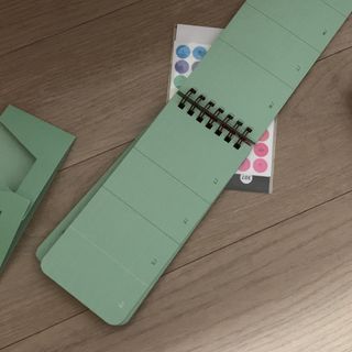 리훈 언더모니터 위클리 플래너 + 다정한 스티커 8mm 원형 칼라 얼굴 표정 1장 — 4점을 준 리뷰어가 2022년 3월 올린 사용 사진