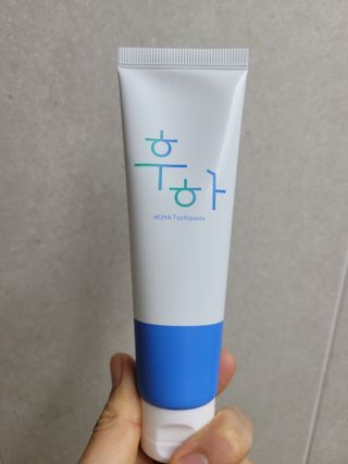 [심폐소생소] 무불소 임산부 천연 치약 — 5점을 준 리뷰어가 2021년 10월 올린 사용 사진