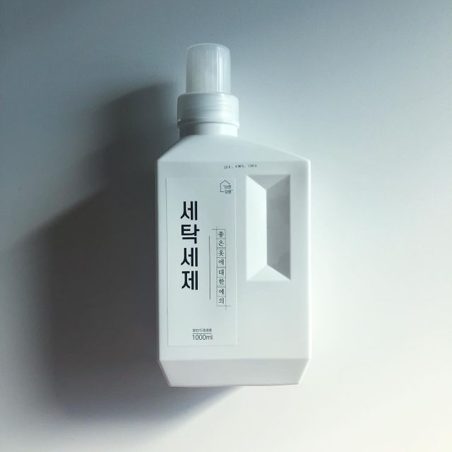 바른양품 친환경 세탁세제 1L 리뷰 사진