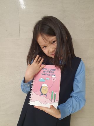 리훈 차일드라이크 반가워 겨울방학 초등학생 플래너 방학계획표 — 5점을 준 리뷰어가 2022년 12월 올린 사용 사진