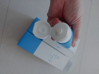 [심폐소생소] 무불소 임산부 천연 치약 — 5점을 준 리뷰어가 2021년 11월 올린 사용 사진