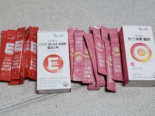 인디닥터 면역 생생 핑크 이뮨 젤리 + 타이탄 BCAA 프로틴 젤리스틱 — 5점을 준 리뷰어가 2022년 5월 올린 사용 사진