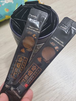 프리마인 자체 기업부설 연구소에서 찾아낸 건강한 수면의 비밀.  슬립토 플러스 30포 — 5점을 준 리뷰어가 2021년 10월 올린 사용 사진