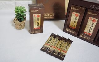 [광동제약] 광옥고 홍삼 본 밸런스 1박스 30포 — 5점을 준 리뷰어가 2021년 9월 올린 사용 사진