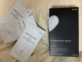 [이즈라이프코스메틱] 퍼퓸 드라이어 시트 히노끼향  or 블랑향 2중 택1 30매 — 4.5점을 준 리뷰어가 2021년 5월 올린 사용 사진