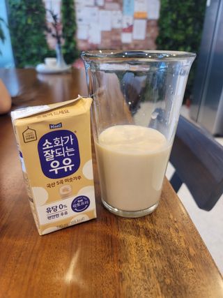 소화가 잘되는 우유 국산 5곡 미숫가루 — 5점을 준 리뷰어가 2021년 9월 올린 사용 사진