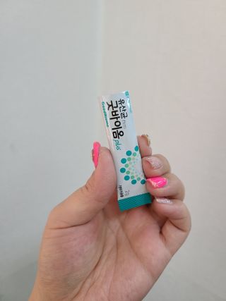 프리마인 유산균 국가지정연구소 선정, 살아있는 생유산균 200억 마리의 힘. 유산균n굿바이옴플러스 — 5점을 준 리뷰어가 2021년 9월 올린 사용 사진