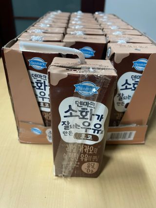 [구매평]덴마크 소화가 잘되는 우유로 만든 초코, 190ml, 24개 — 5점을 준 리뷰어가 2025년 2월 올린 사용 사진