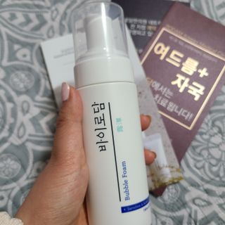 [바이로담] 저자극 약산성버블 폼 폼클렌징 150ml — 5점을 준 리뷰어가 2021년 4월 올린 사용 사진