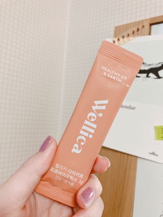웰리카 다이어트 프로바이오틱스 — 4.5점을 준 리뷰어가 2021년 1월 올린 사용 사진