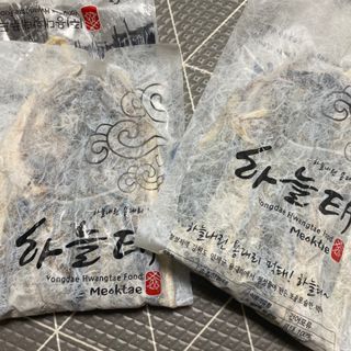 [오늘바스켓] 용대리 손질하늘태 130g — 3점을 준 리뷰어가 2021년 5월 올린 사용 사진