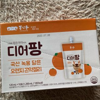 [몸엔용] 우리 아이 건강간식, 달콤한 녹용곤약젤리 디어팡 4종 — 5점을 준 리뷰어가 2021년 8월 올린 사용 사진