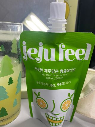 JEJUFEEL 풋풋한 제주담은 청귤에이드 — 5점을 준 리뷰어가 2022년 9월 올린 사용 사진