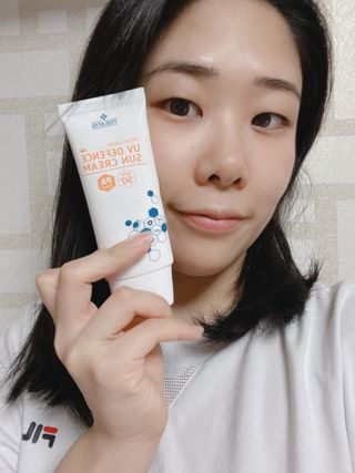 [트리티스] UV 디펜스 선크림 PA+++ / SPF50+  60ml — 4.5점을 준 리뷰어가 2021년 1월 올린 사용 사진