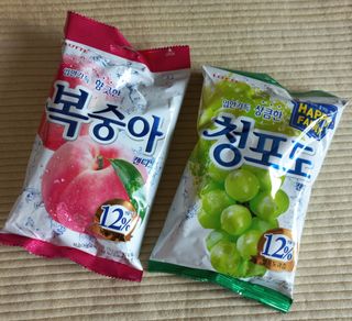 청포도캔디 복숭아캔디 — 5점을 준 리뷰어가 2022년 11월 올린 사용 사진