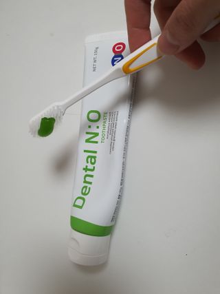 프리마인 유해균 뿐만 아니라 유익균까지 씻어내는 치약은 그만, 건강한 구강환경을 만드는 덴탈엔오 — 5점을 준 리뷰어가 2022년 12월 올린 사용 사진
