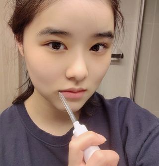 주식회사 클린디 [클린디] 양치 후 남은 이물질, 물치실로 완벽 제거 🦷 구강세정기 세트 [맞춤 칫솔 + 치약 포함] — 5점을 준 리뷰어가 2021년 12월 올린 사용 사진