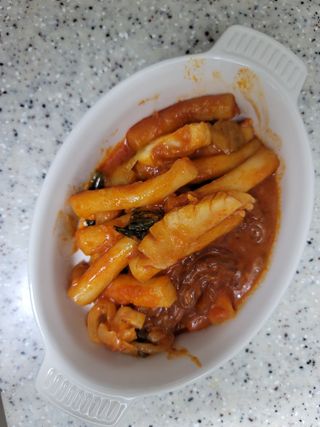 한성기업 무볼레 닭떡볶이+해물떡볶이 2종 세트 — 5점을 준 리뷰어가 2021년 10월 올린 사용 사진